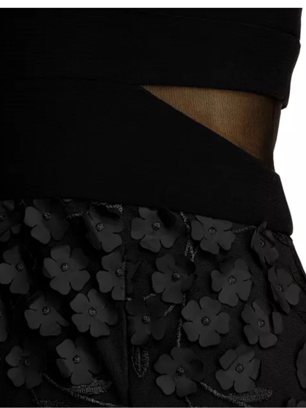 XSCAPE Black Cocktail Dress with Classic Label - Picture 2 of 9